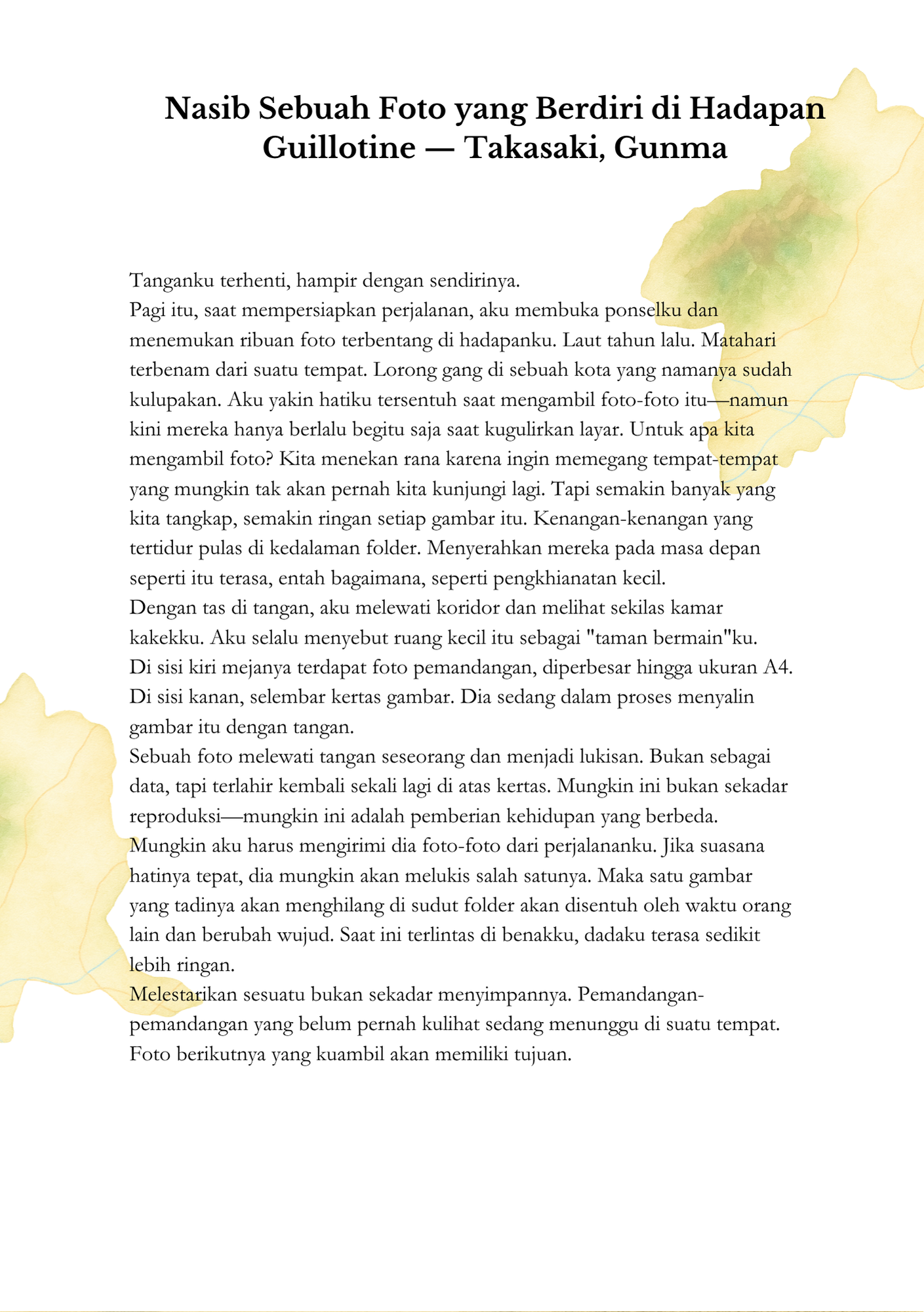 Memories of the Road — Japan Edition