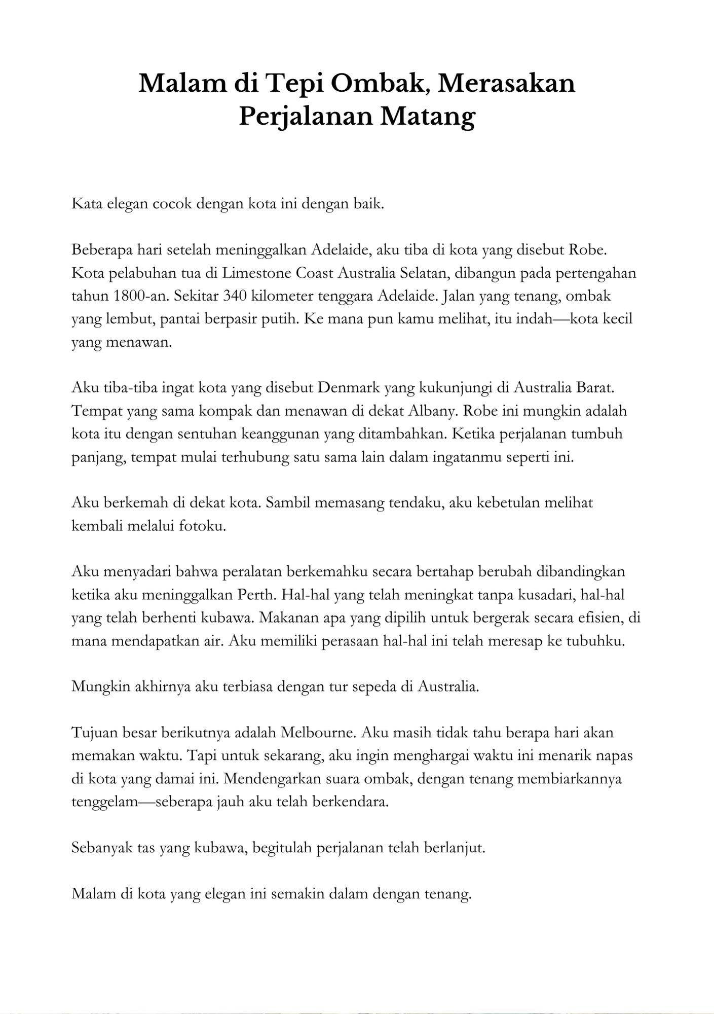 Memories of the Road — Australia Edition 3